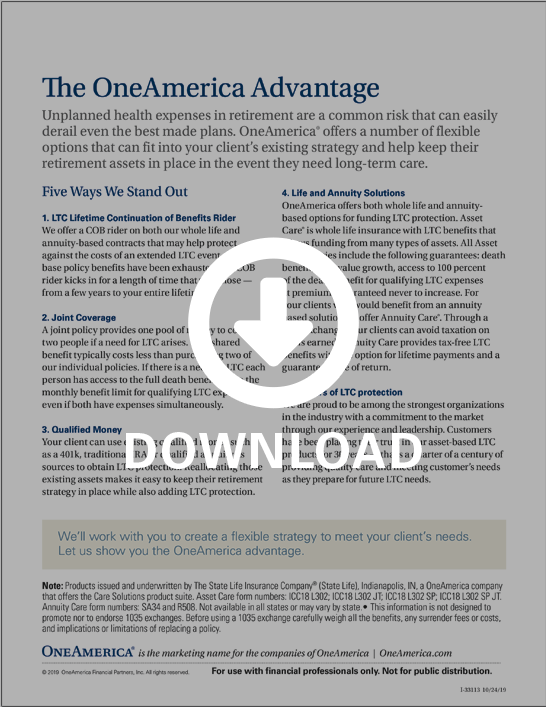 The OneAmerica Advantage