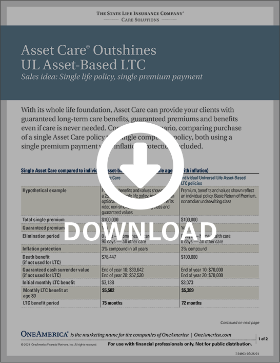 Single Life Policy document image