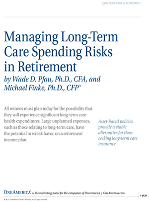 Seeking Stable, Efficient Coverage for Long-Term Care with Asset-Based Products