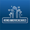 OneAmerica Cares logo OneAmerica Cares logo